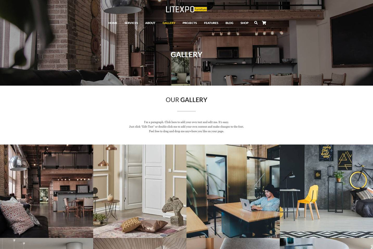 Litexpo - Furniture & Business, a WordPress Template by Cherry Wordpress Theme (Photo 6 of 10)