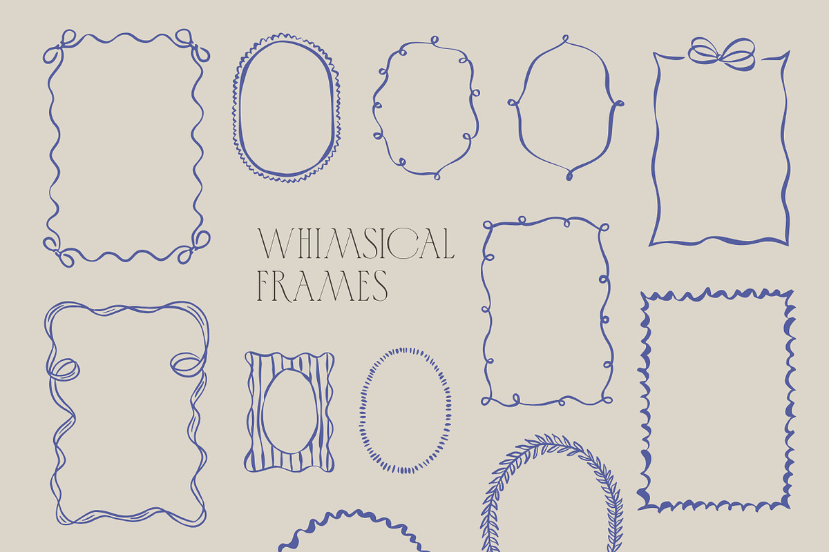 Whimsical Frames and Bows Part 2, an Object Graphic by DesignThatMatters (Photo 4 of 9)