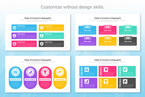 Table Of Content Infographic