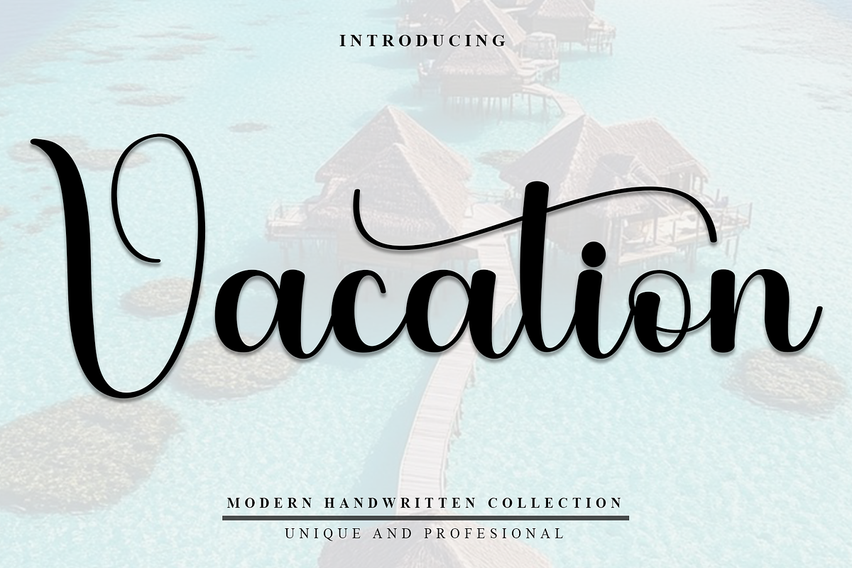 Vacation, a Handwritten Font by InermediaSTUDIO (Photo 1 of 8)
