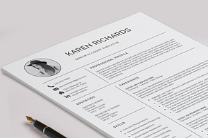 Minimal Resume Template / CV