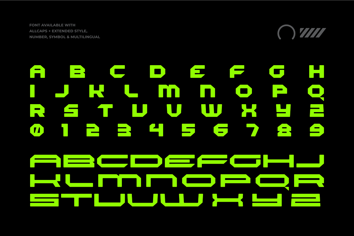 Alphatron - Futuristic Font, a Sans Serif Font by limitype (Photo 5 of 10)