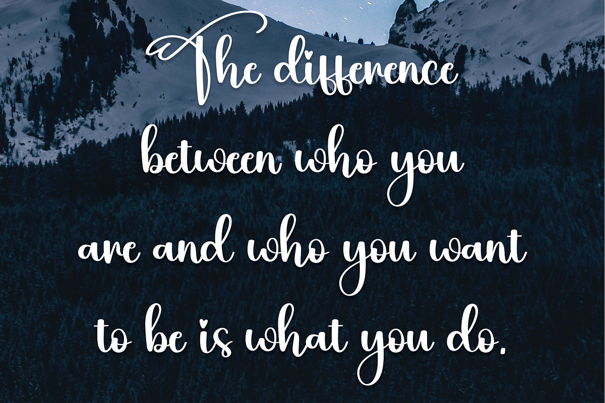 Quilt | Script Font, a Script Font by Scratchones (Photo 5 of 8)