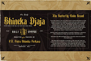Victorian Letterhead, a Serif Font by Burntilldead (Thumbnail 10 of 13)