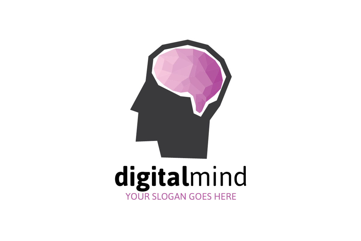 Digital Mind Logo, a Branding & Logo Template by MLJ studios