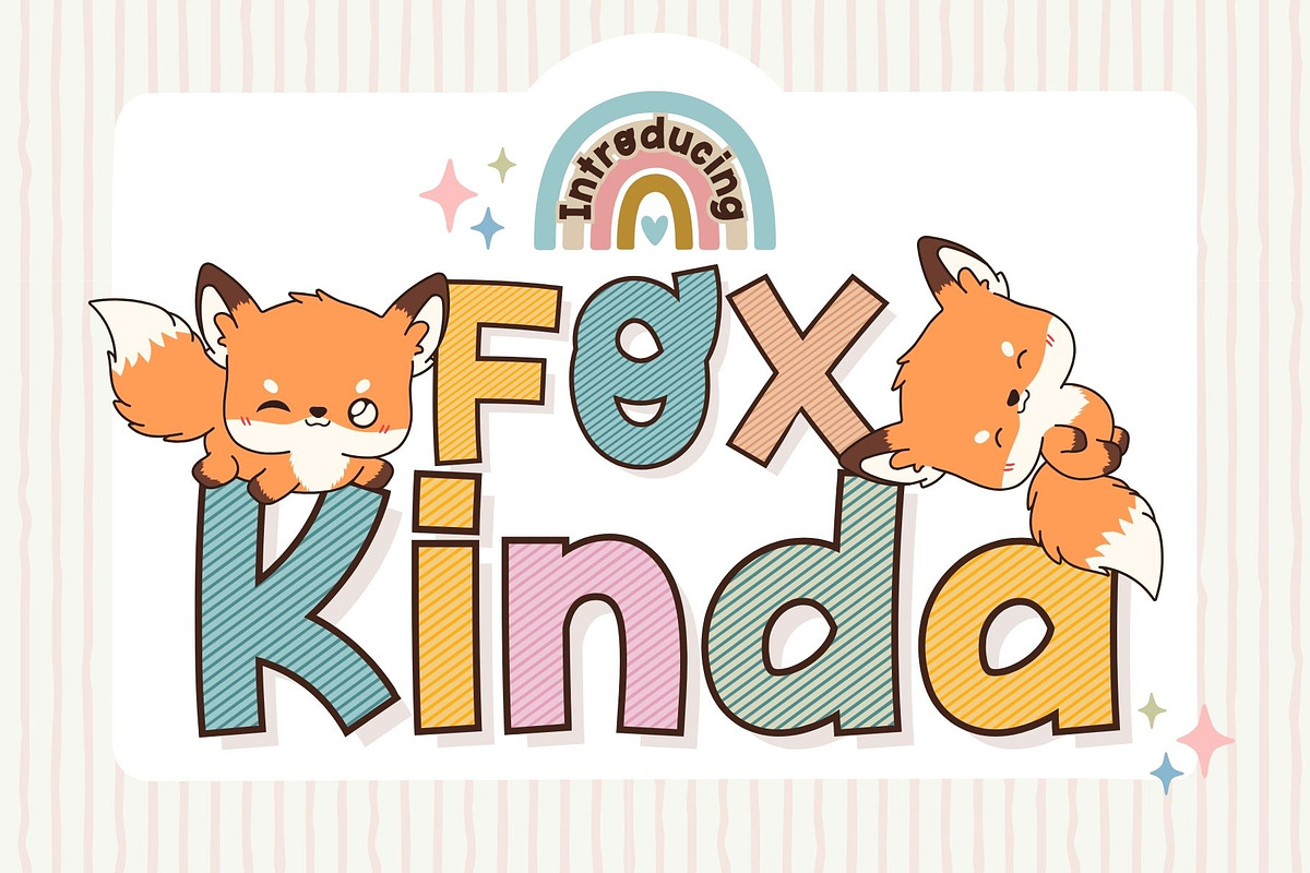 Fox Kinda Font, a Handwritten Font by Fox7 By Rattana (Photo 1 of 14)