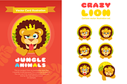 Jungle Animals Vector Illustration, an Animal Illustration by dimpo ⚡️ ART ® (Thumbnail 4 of 5)