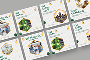 Eid Mubarak - Instagram Post, a Social Media Template by UnicodeID (Thumbnail 2 of 4)