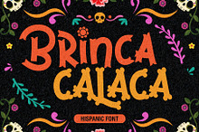 Brinca Calaca - Display Family Font