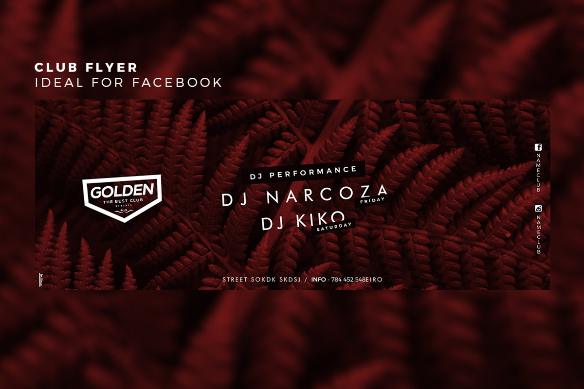 Club Flyer, a Social Media Template by lawless graphic (Photo 1 of 2)