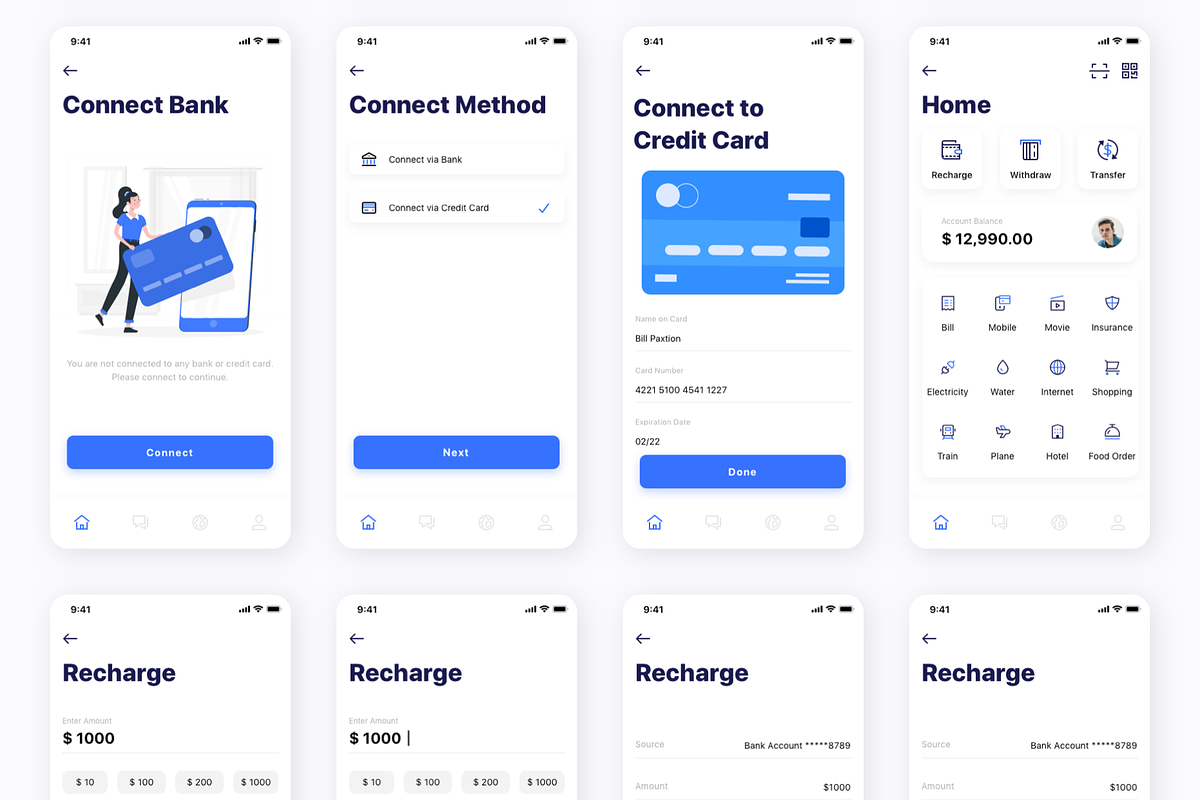 Kard | e-Wallet Finance App M Ui Kit, an App Template by Capi Product (Photo 8 of 11)