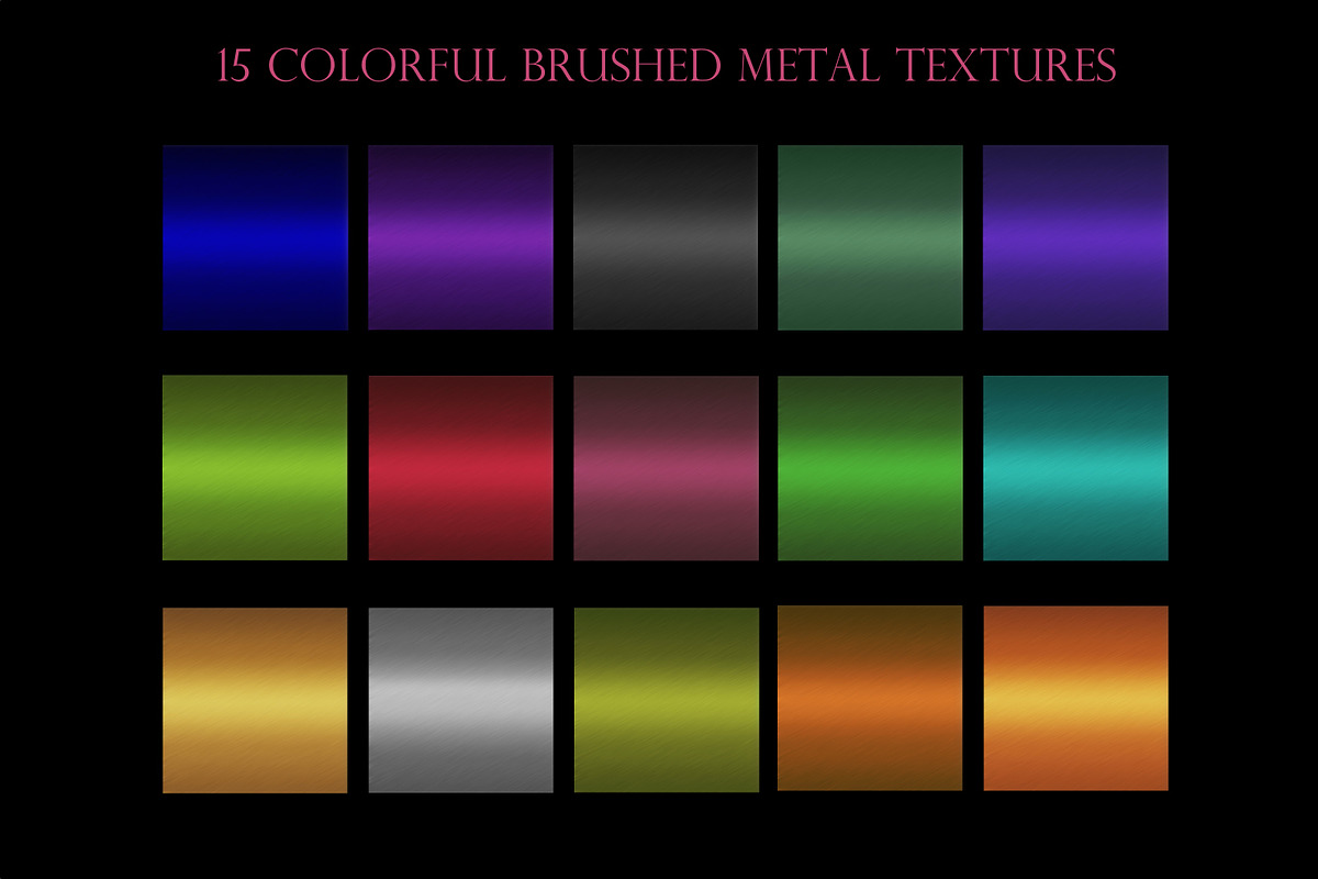 Metallic textures bundle, a Texture Graphic by Paper Farms (Photo 14 of 16)