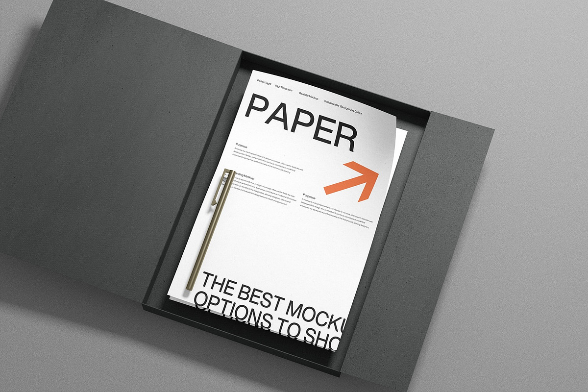 Modern Branding Guidelines Mockup, an Advertising Mockup by East Gallery (Photo 3 of 15)