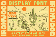 Ironwood Display Font, a Serif Font by Cactus Country (Thumbnail 2 of 5)