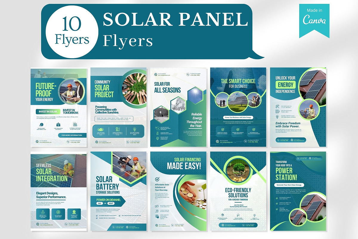 430 Solar Panel - Canva Templates, a Social Media Template by Viral Content Design (Photo 10 of 16)