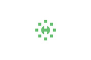 letter h digital logo, a Branding & Logo Template by Abir Hossain Waffi (Thumbnail 1 of 4)