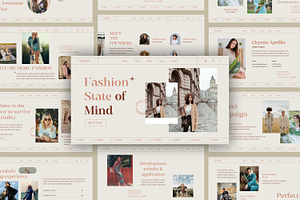 Fashion PowerPoint Template, a Presentation Template by Azruca