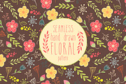 Seamless Hand Drawn Floral Pattern, a Pattern Graphic by wowpatterns (Thumbnail 1 of 4)