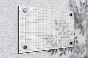 Wall Glass Sign Logo Mockup, a Product Mockup by graphypix (Thumbnail 3 of 4)