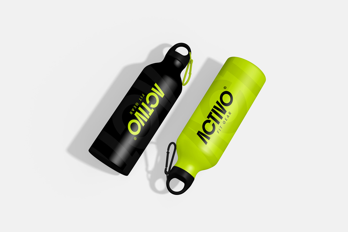 Sport Bottle Mockup, a Merchandise Mockup by SLAB! Design (Photo 3 of 7)
