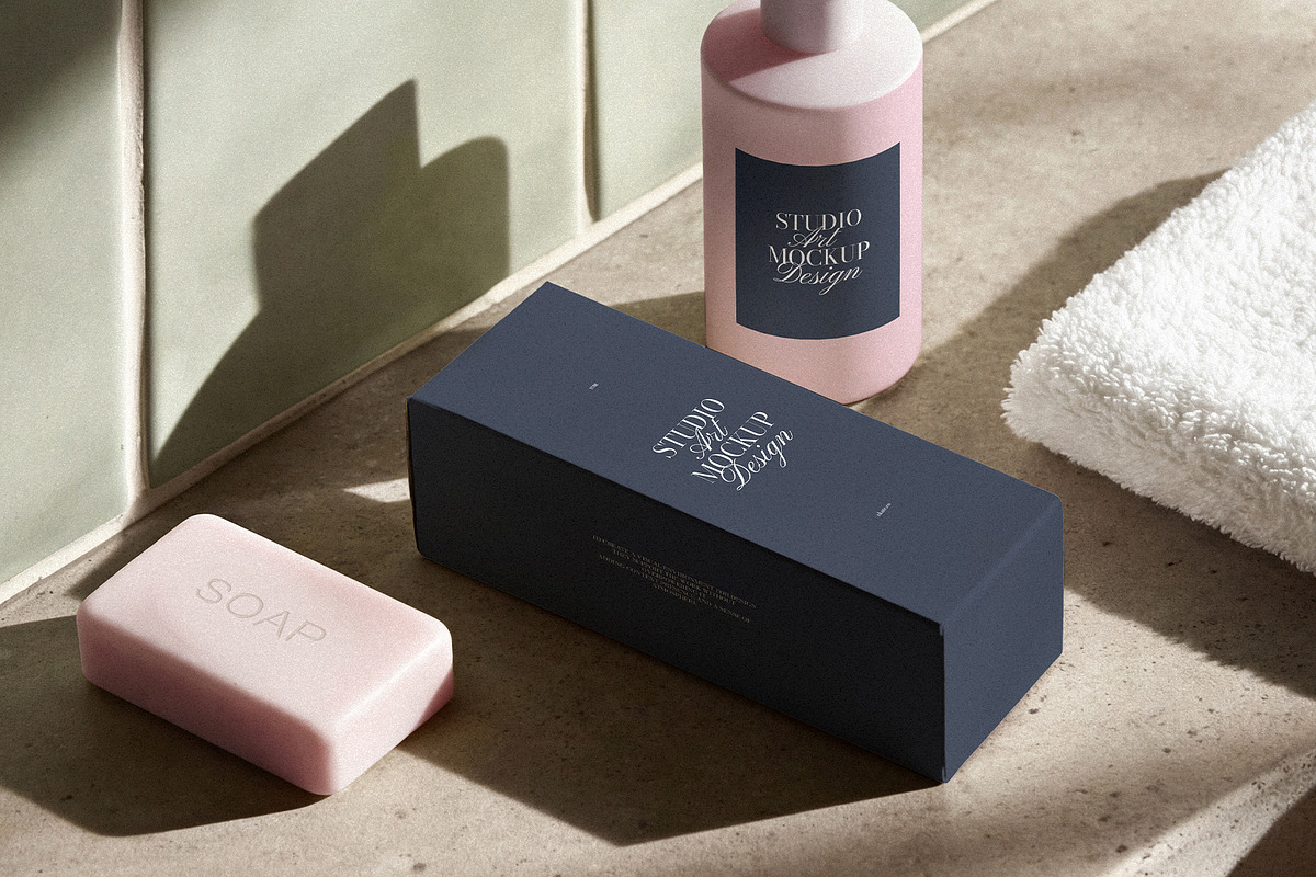 Bathroom Packaging Mockup, a Packaging Mockup by nkate (Photo 5 of 6)