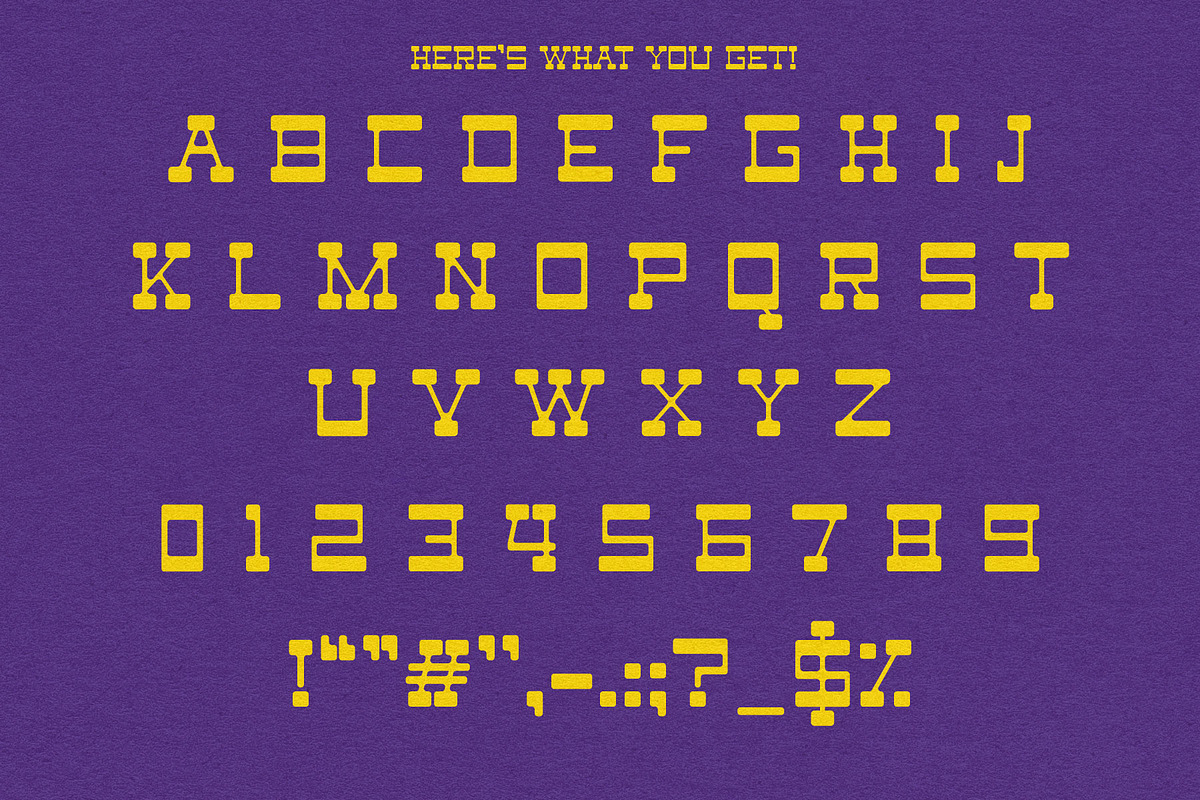 Showdown Round by Eric Pond Designs, a Slab Serif Font by Eric Pond Designs (Photo 2 of 3)