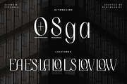 Glowsir | Modern Display, a Serif Font by Pentagonistudio (Thumbnail 9 of 10)