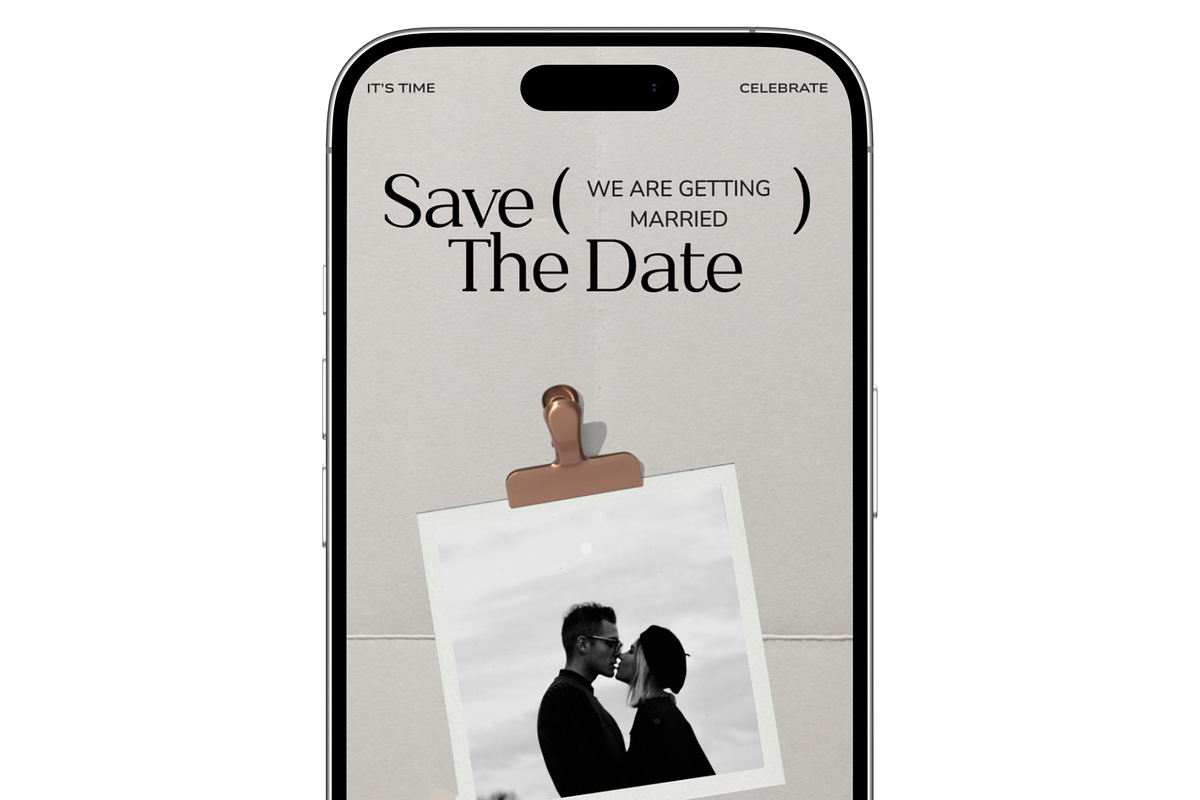 'Save the Date' Video Card Bundle •1, a Landing Page Template by Nonola (Photo 2 of 7)