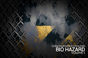 12 Bio Hazard Grunge Backgrounds, a Texture Graphic by Designer Essentials (Thumbnail 4 of 12)