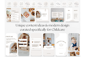 200 Childcare Social Media Bundle