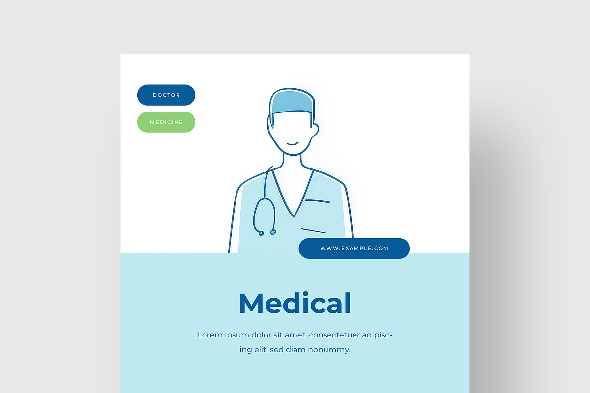 Medical Instagram Post Templates preview 2