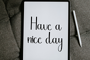 Saturday, a Handwritten Font by InermediaSTUDIO (Thumbnail 5 of 8)