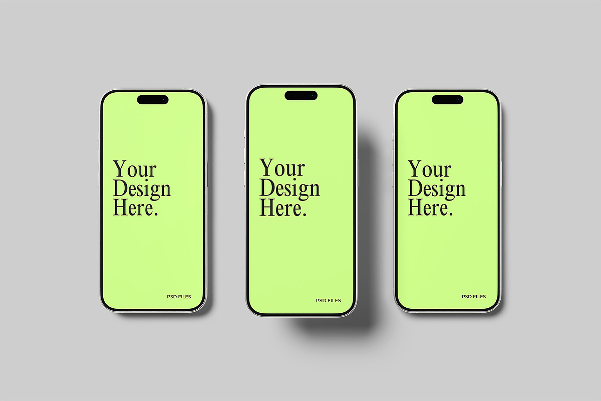 iPhone 16 Pro Mockup, an iPhone Mockup by Graphiculon (Photo 11 of 11)