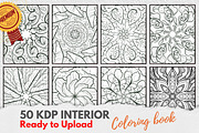 KDP Interiors, Flower Coloring Book, an Illustration by Jaboor Magics (Thumbnail 6 of 8)