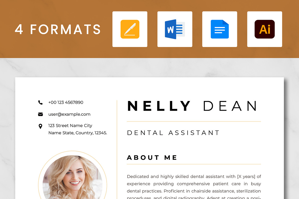Dental Assistant Resume Template