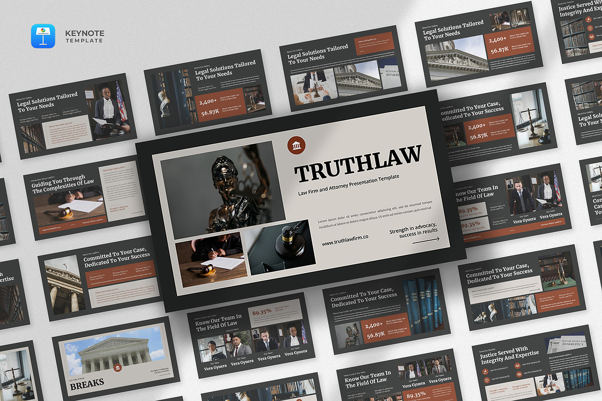 Law Firm Keynote Template, a Presentation Template by fluffstudio (Photo 1 of 4)