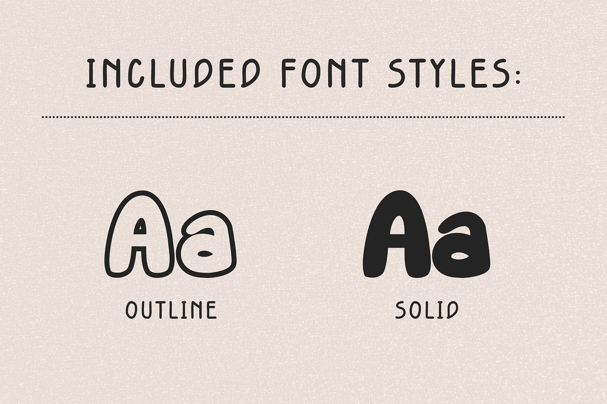 Bubble Display Font-Chunky Pop Soda, a Handwritten Font by ZoloDesignHub (Photo 3 of 9)