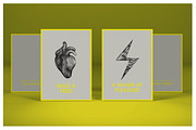 Thunder and Heart Postcard 02, a Flyer Template by Isbela  (Thumbnail 3 of 5)