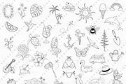 200 Summer Procreate Stamps PNG, a Brush Add-On by LaurenceVArtiste (Thumbnail 2 of 6)