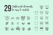 Hand Drawn Succulent Illustrations, an Illustration by Hannah Eliza Studio (Thumbnail 3 of 6)