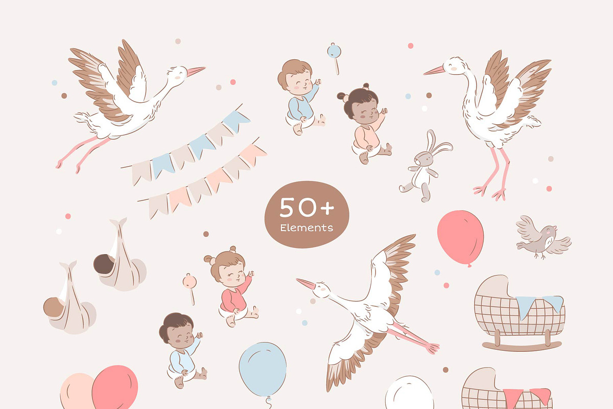 Welcome baby, a Decorative Illustration by Vasylyka (Photo 5 of 7)