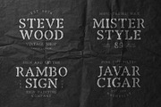 Braunstein Stencil Font, a Serif Font by Type Colony (Thumbnail 3 of 6)