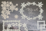 Winter in Lace: Collage Kit, an Object Graphic by Purple (Thumbnail 5 of 8)