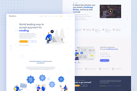 Figma Fintech Landing Page