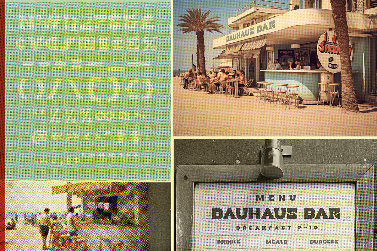SARONA Vintage | TLV Inspired Font, a Sans Serif Font by Ckybe's Corner (Photo 6 of 7)
