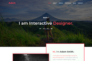 Modern Personal Portfolio Resume Web