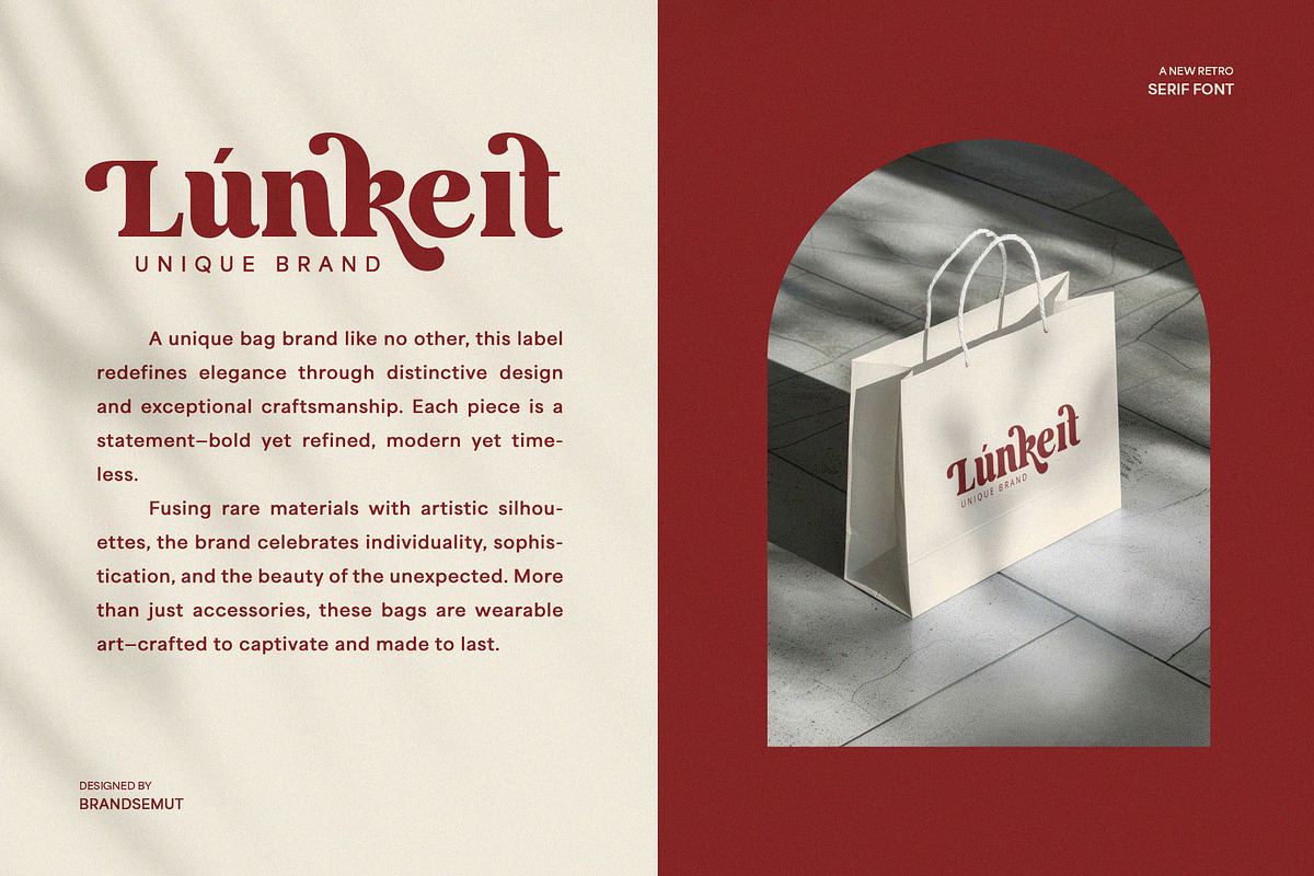 Royal Tomato – Display Retro Serif F, a Serif Font by BrandSemut (Photo 3 of 10)