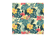 Retro Hawaiian Print Digital Paper, a Pattern Graphic by Chromolume Studio (Thumbnail 17 of 28)