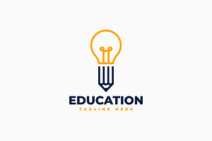 Bulb Education Logo Template, a Branding & Logo Template by Zeer Graphic