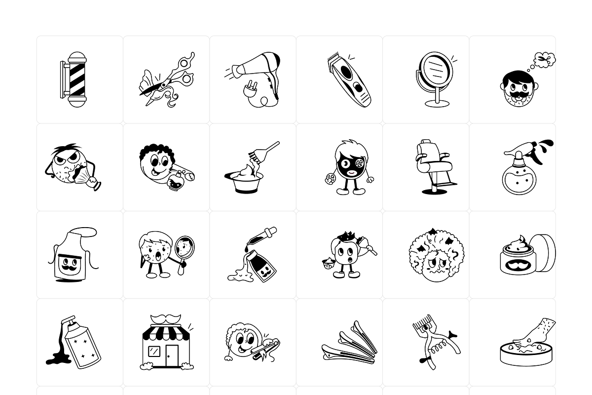 Animated Barber Shop Stickers, an Emoji Icon by Vectors Market (Photo 6 of 7)